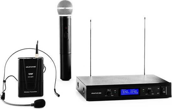 Malone VHF-400 Duo - Kit microphone sans fil 2 canaux - Portée de  transmission de 50... | bol