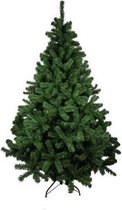 KERSTBOOM ALPINE PINE | 120CM HOOG | DIKTE 76CM | 203 RONDE PLOOITAKKEN | MET METALEN VOET