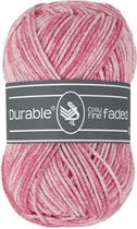 Durable Cosy fine faded Antique pink (227) - acryl en katoen garen tie-dye - 5 bollen van 50 gram