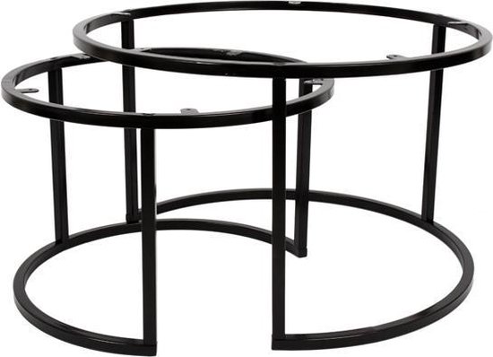 lila Emuleren gebruik MaximaVida luxe frame voor ronde salontafel set- maak zelf je salontafel  set | bol.com