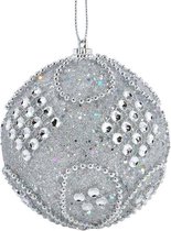 Kerst - Kerstboom decoratie - Kerstbal - Hanger - Glanzend - Zilver - Able & Borret