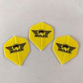 Bulls Dart flights Geel 3 stuks