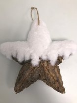 Decoratieve kersthanger in ster vorm - 1 stuk