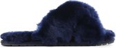 EMU Australia Vrouwen Stoffen Harde zool  Pantoffels / Sloffen - Mayberry - Blauw - Maat 36