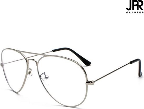 JPR Glasses Computerbril Zilver - Met Accessoires - Blauw Licht Bril - Computer Bril - Game Bril - Blauwlicht Filter - Blue Light Glasses