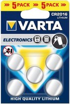 Varta CR2016 - 5 pièces