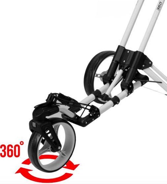 FastFold - 360 golftrolley - zwart van Merkloos — afbeelding 3