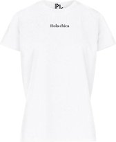 Hola Chica T-Shirt White - Pinned By K - L