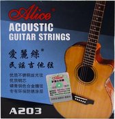 Akoestische gitaar snaren set (6 stuks/EBGDAE) - Alice® A203