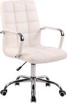 Chaise de bureau | Ergonomique | Confortable | Fauteuil de direction | Blanc