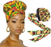 Headwrap – Slaapmuts – Slaap cap - Hoofddoek – Tulband – Haarband – Hoofddeksel – Haarverzorging – Afrikaans – Afrikaanse hoofddeksel – Afrikaanse print