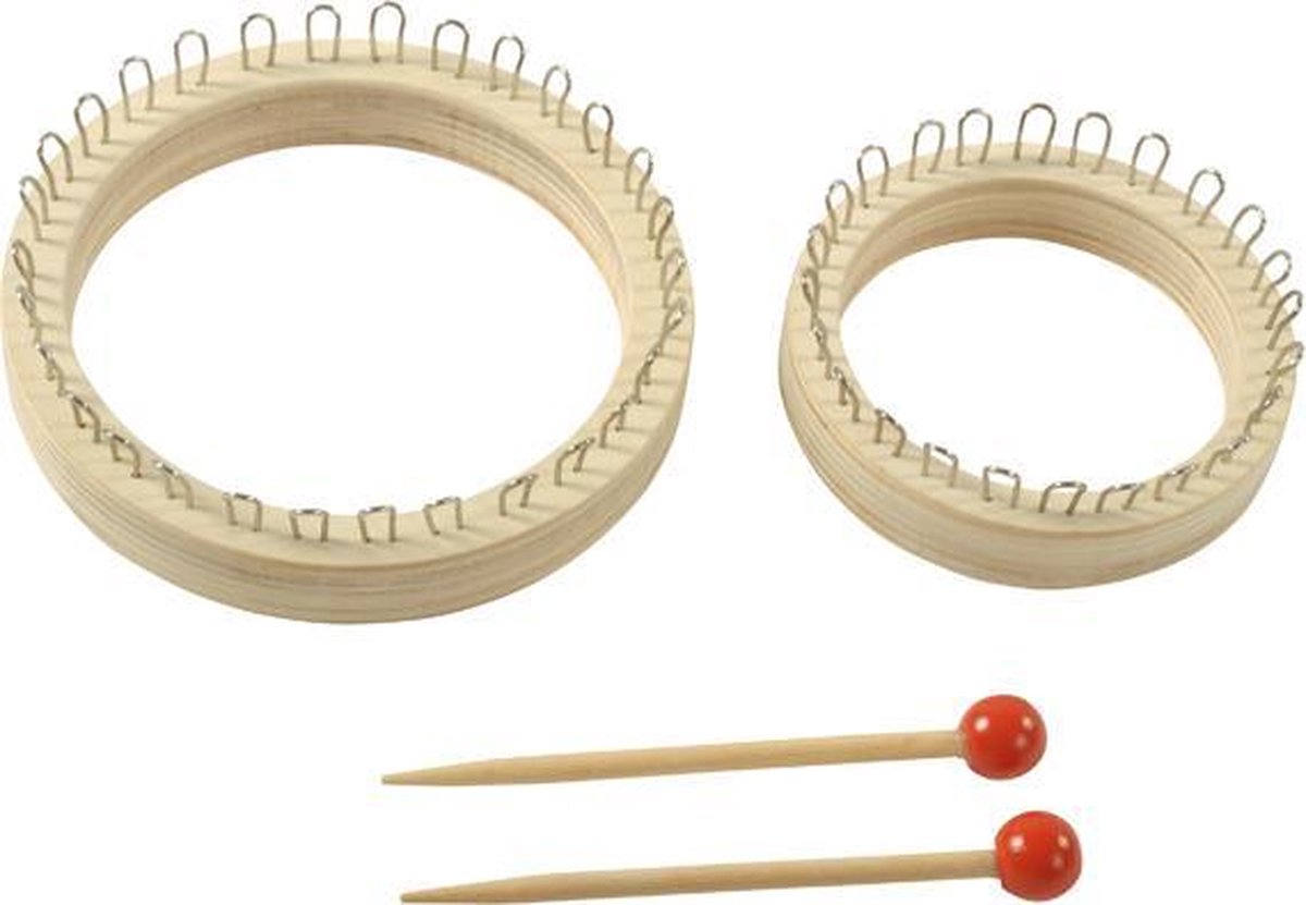 Eduplay breiring hout creatief speelgoed voor kinderen - breien leren.