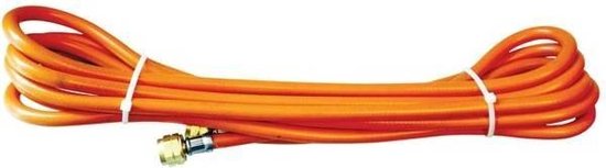 Oxyturbo Gasslang 3/8" 5 Meter Rubber Oranje