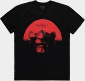 Ghost of Tsushima - Mask Mannen T-Shirt - Zwart - M