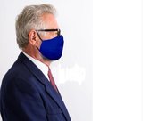 BEE SEEN | Royal Blue 3D | mondkapjes | mondmaskers | wasbaar | niet medisch mondmasker |  aansluitende mondkapjes | comfortabele mondkapjes