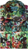 District Indigo Overhemd Graffiti Flower Print Multicolor (7.02.025.005.310)