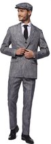Suitmeister 20's Gangster Grey - Mannen Kostuum - Carnaval - Maat M