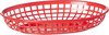 Hamburger Baskets Red Set6 23x14xh4cm