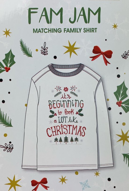 Kerst shirt - It's beginning to look a lot like Christmas - Wit
