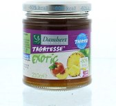 Damhert Dieet Jam (0 toegevoegde suikers) - 210 gram - Exotic