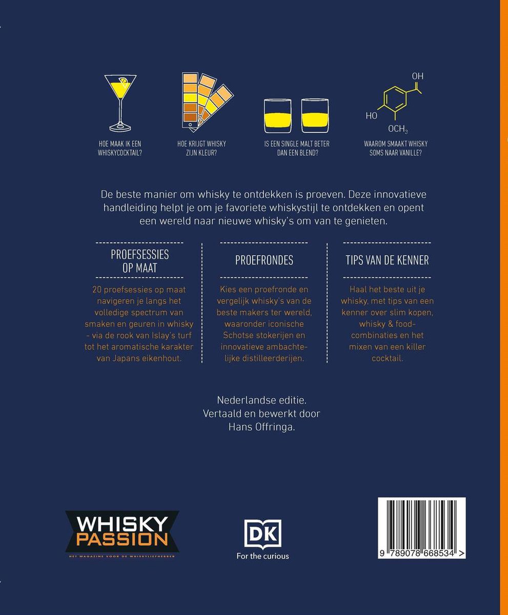 Whisky Leren proeven - back cover