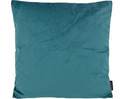 Velvet Petrol Kussenhoes | Fluweel - Polyester | 45 45 cm | Blauw - Groen | bol.com