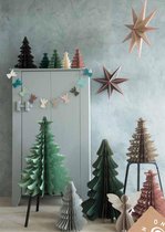 Only Natural | Goudkleurige boom van papier ringmodel 22.5 cm