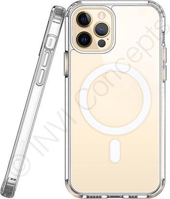 Stun Charlotte Bronte Alaska Transparant IN-VI telefoonhoesje met magnetische ring/draadloos opladen  voor Apple... | bol.com