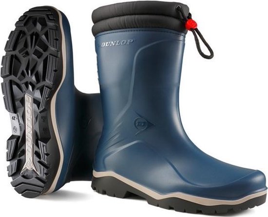 Dunlop - Waterdichte K354061 Blizzard gevoerde PVC kinderlaars - Maat 25 -  Blauw | bol.com