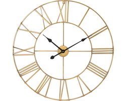 Wandklok Wales Ø70cm goud