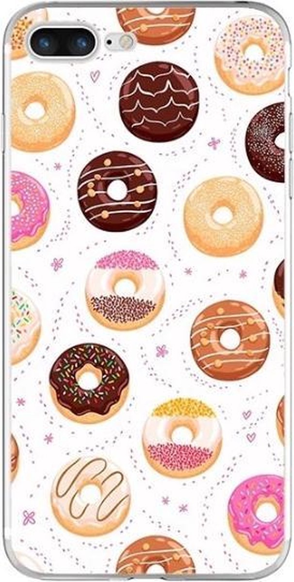 Apple iPhone 7 / 8 Plus telefoonhoesje donuts softcase