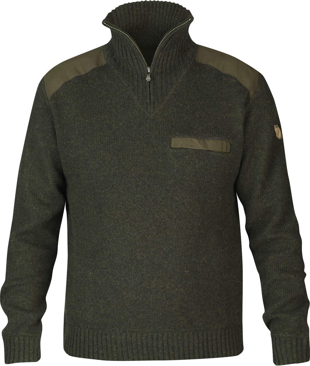 Fjallraven Koster Sweater Men - Heren - Trui - Olijfgroen