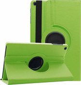 P.C.K. Hoesje/Boekhoesje/Bookcover/Bookcase/Book draaibaar groen geschikt voor Samsung Galaxy Tab A7 2020 10.4 Inch (T500/T505)