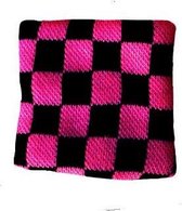 Zac's Alter Ego Zweetband Checkered Roze/Zwart