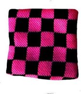 Zac's Alter Ego - Checkered Zweetband - Roze/Zwart