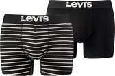 Levi's - Boxershorts 2-Pack Streep - XL - Body-fit