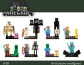 Minecraft Leco alternatief voor Lego Steve Alex zombie enderman creeper poppetjes