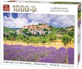King Puzzel 1000 Stuks Simiane - La - Rotonde, Provence France
