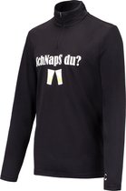 Falcon Wintersportpully - Maat XXL  - Mannen - zwart/wit