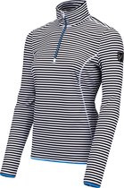 Falcon Wintersportpully - Maat M  - Vrouwen - zwart/wit/blauw