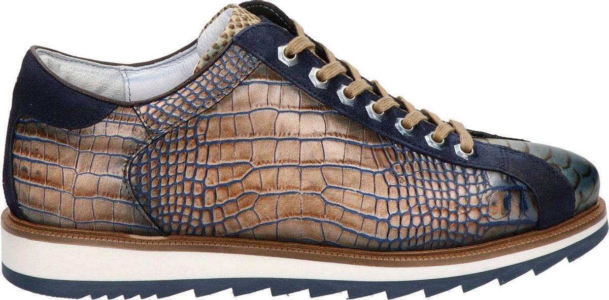 Giorgio heren sneaker Blauw multi - Schoenen.nl