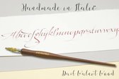 Kalligrafeer Set Handwritmic Walnut Dark Wood Nib Penhouder + 2 stuks Hiro Leonardt 41 / Crown Nibs