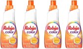 Robijn Klein & Krachtig Color Wasmiddel - Voordeelverpakking 4 Stuks