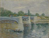 Vincent van Gogh, De brug bij Courbevoie, 1887 op aluminium, 80 X 120 CM