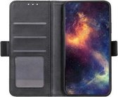 Apple iPhone 12 / 12 Pro Hoesje Portemonnee Hoesje - Zwart