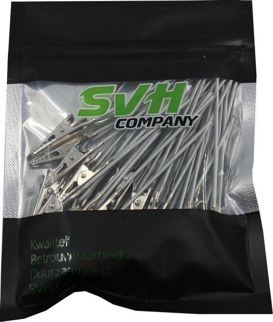 SVH Company 50 Stuks Metalen Fotohouder met Clip - Memo Foto Klem Houder  Memohouder... | bol.com