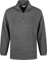 Santino fleece sweater Serfaus - Antraciet - maat XXL