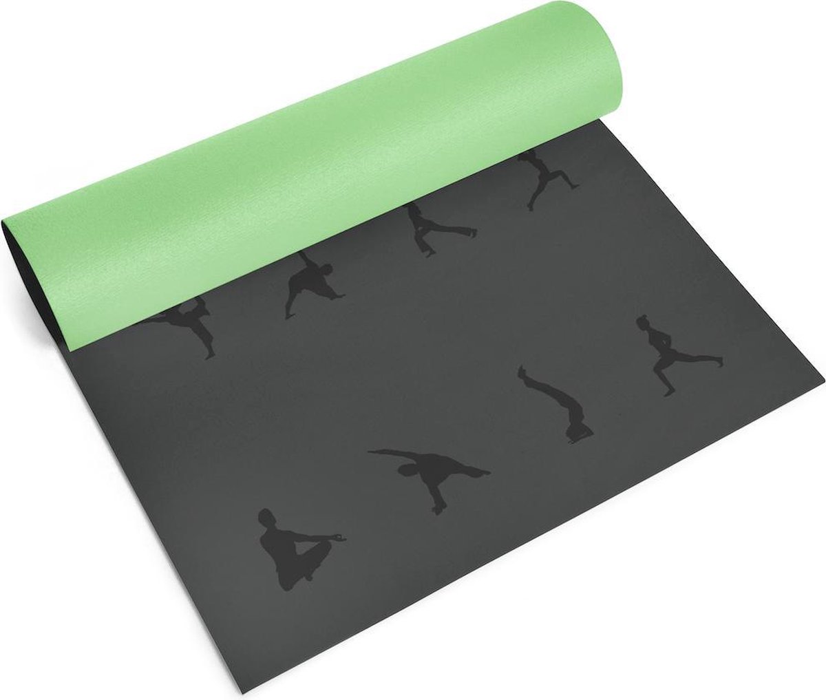 Yoga mat - Yoga Mat Anti Slip - Fitness Mat - Sport Mat - Pilates Mat - Workout Mat - Inclusief Draagriem - Materiaal TPE - Formaat 183*61*0,6cm - Kleur Khaki
