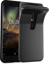 Silicone hoesje Geschikt voor: Nokia 6.1 -  zwart