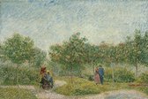 Vincent van Gogh, Verliefde paartjes in het park Voyer d'Argenson te Asnieres, 1887 op aluminium, 40 X 60 CM